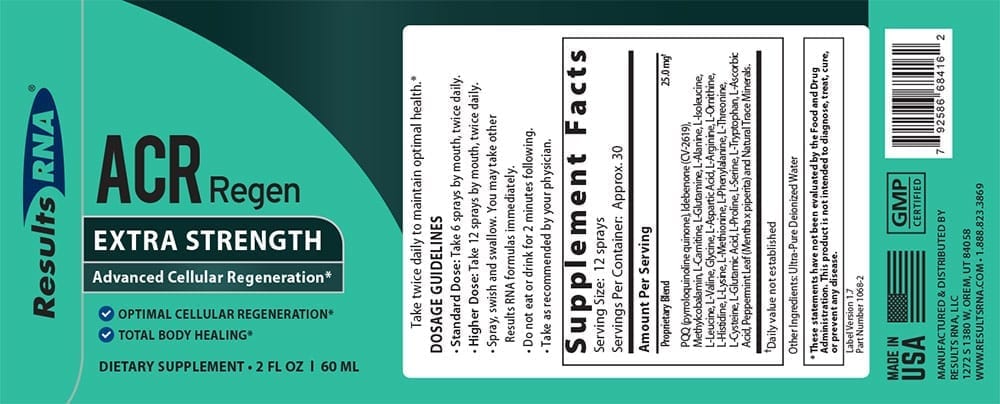 Results Rna Acr Regen 2oz V17 Results Rna