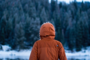 person in winter clothing