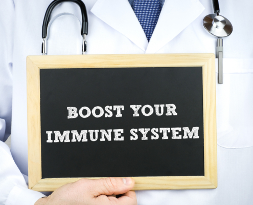Boost your Immune System - chalkboard message - immune support