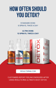 There are many signs that you may need a body detox. Customers report feeling energized after using Results RNA.